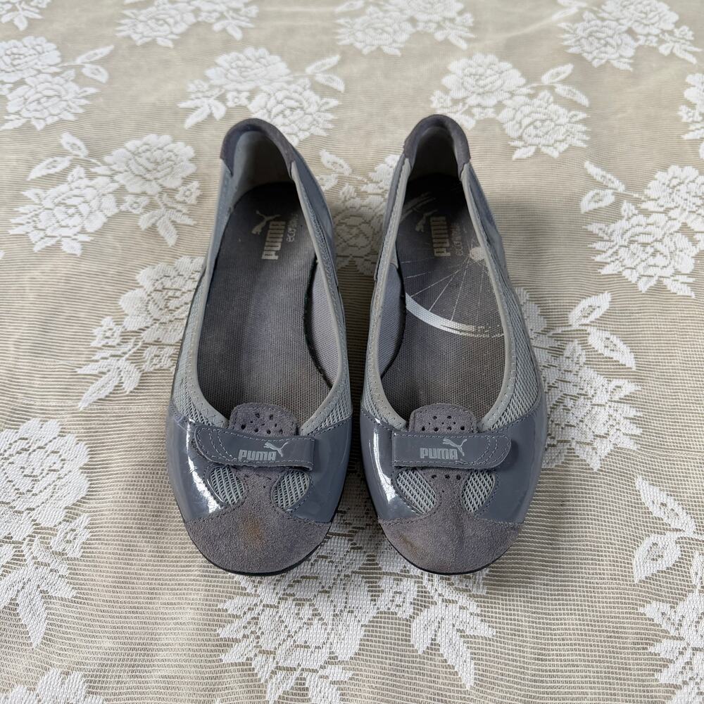 Puma Grey Sport Ballet Flats Women’s Size 8